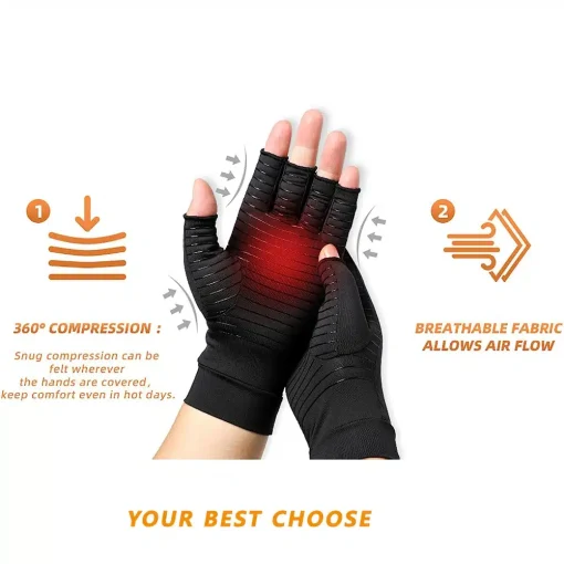 copper arthritis comprassion gloves