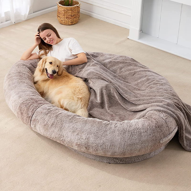 human size dog bed